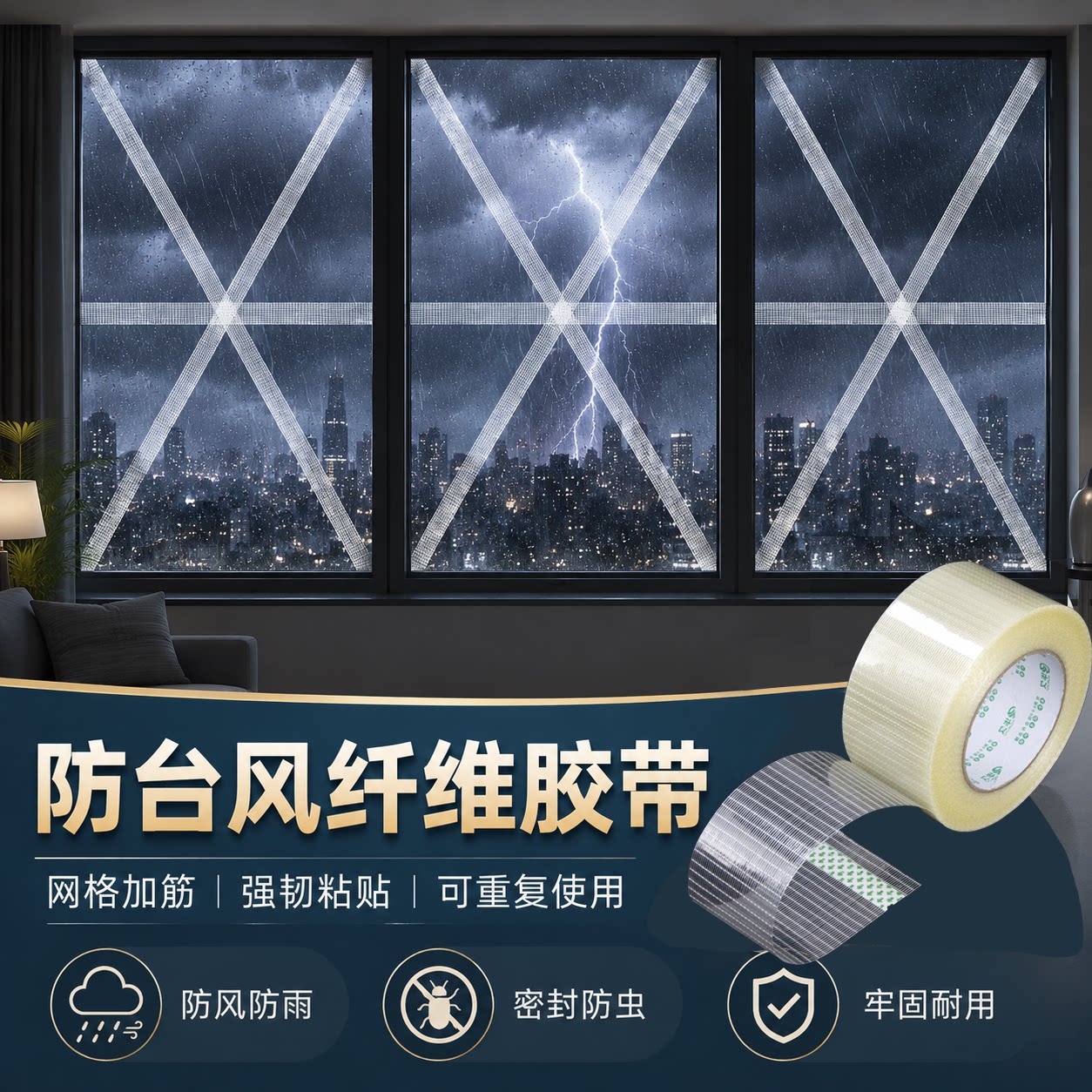强力纤维胶带锂电模组固定图片