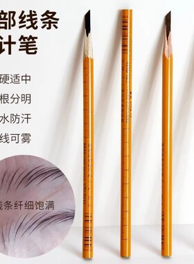2支~雅莱伊眉部半防水纹眉师野生眉笔化妆师防水防汗线条设计根根