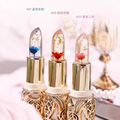 HIH花瓣果冻变色口红持久温变温感鲜花润唇膏女持久滋润保湿 口红