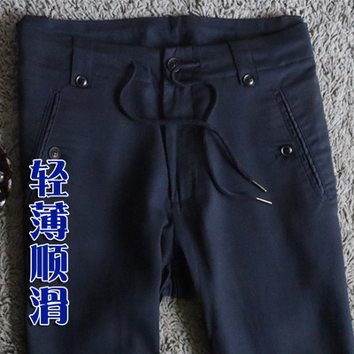 凉爽天丝顺滑百搭男士休闲裤