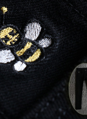 只剩5件3折冬季厚款丹宁赤耳皇冠微弹男黑商务牛仔裤19116B