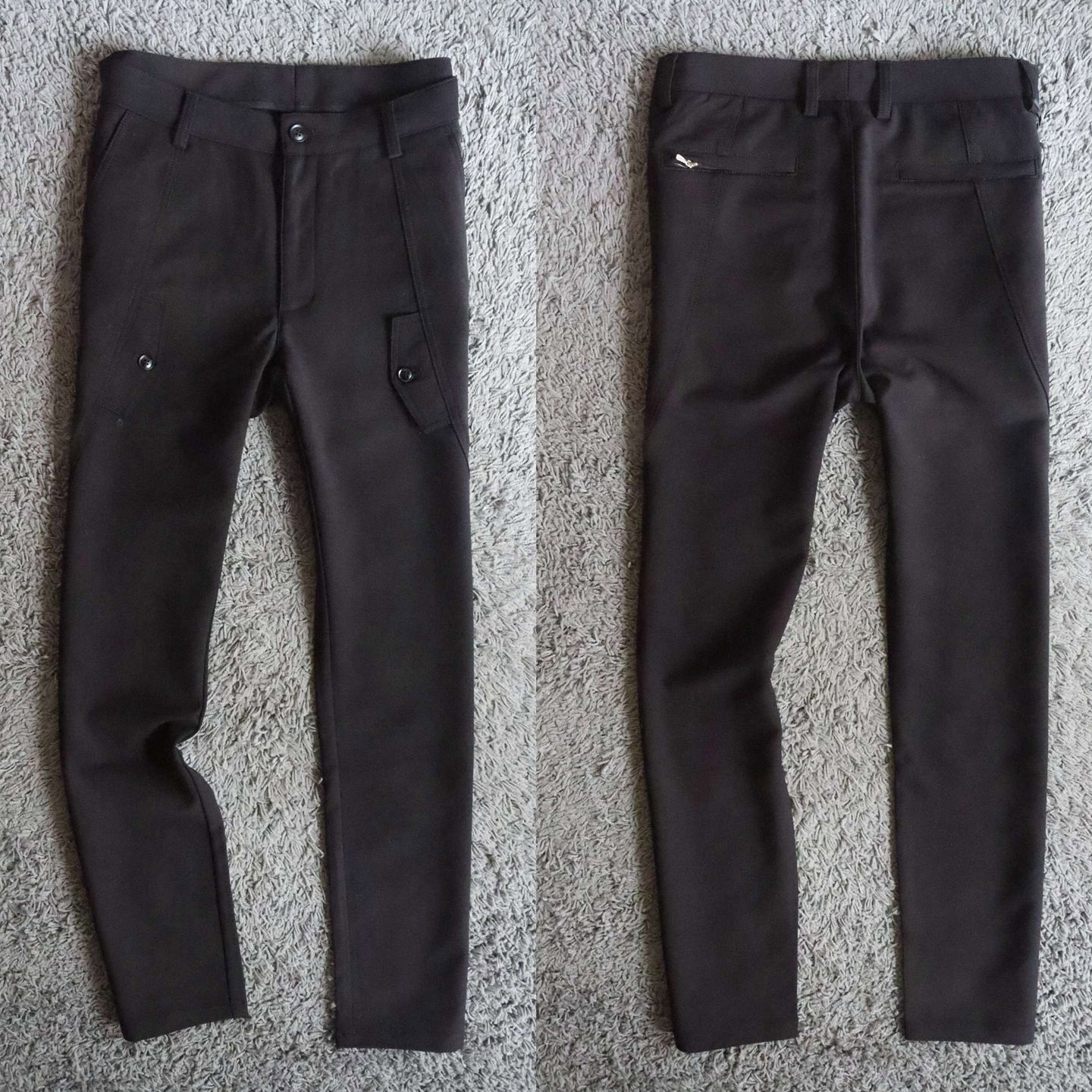 高性价比2折秋季立体剪裁柔软名师设计男休闲裤大38码 7642 P45