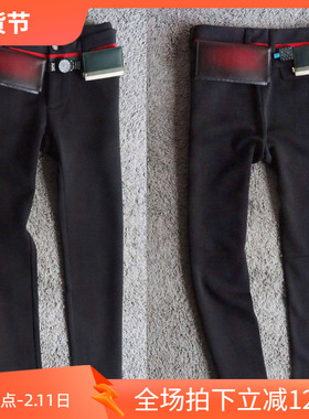 高性价比1折冬季厚款意式商务柔软黑色男士休闲裤大40码 G172 P35