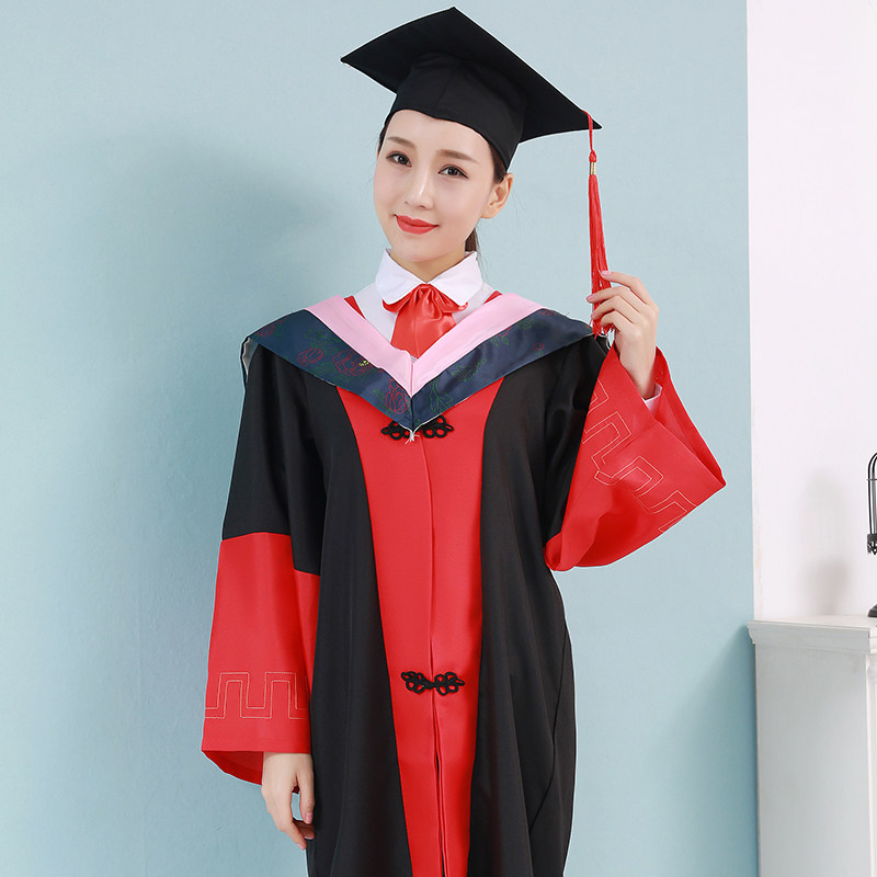 博士服礼服成人学士服表演服大学生毕业照学位服女定制演出装文科