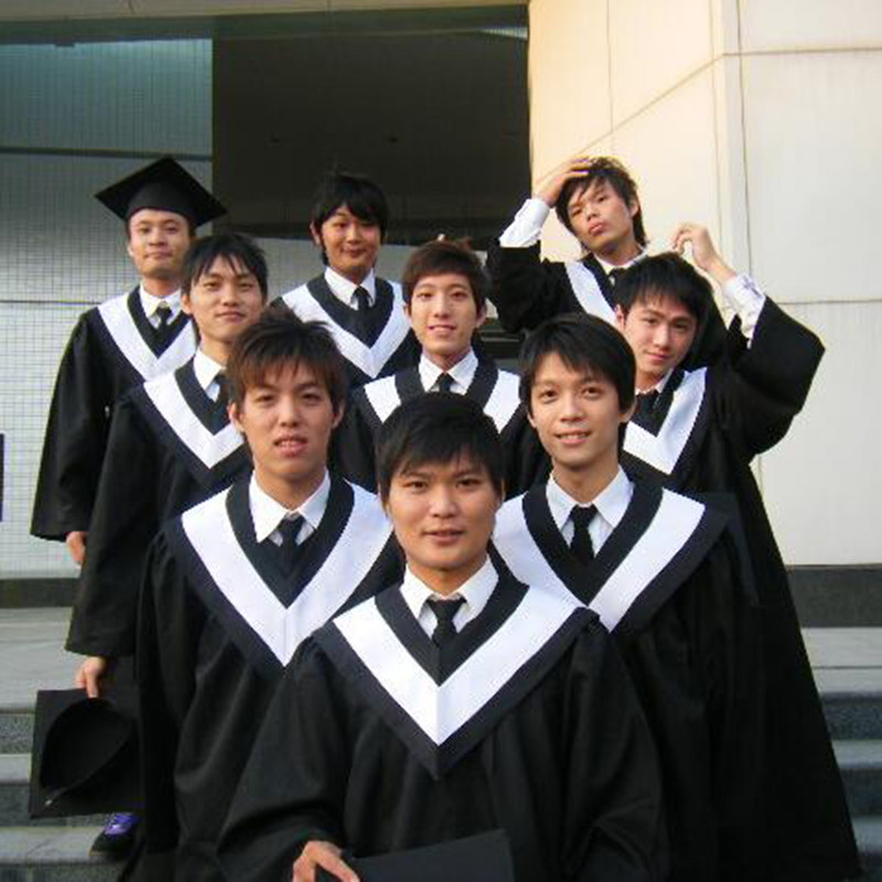 台湾香港学士服学位服毕业礼服定学生校服