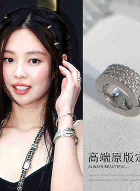 【明星同款】金属银色圆形编发发扣个性嘻哈甜酷脏辫发环发卡头饰