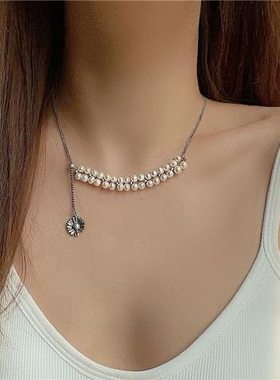设计师款甲状腺术后遮疤痕锁骨链