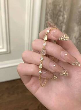 葫芦手链女镀银小众设计气质手环