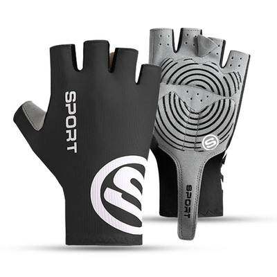 适用崔克喜德盛自行车手套半指骑行手套春夏男女透气公路山地车