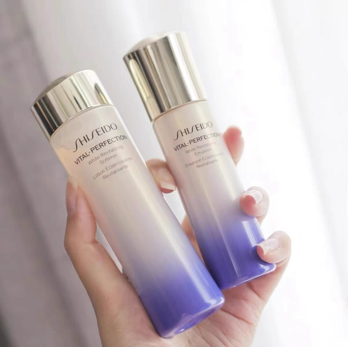 2瓶=正装!蒿端紧致亮肤~ 悦微水乳套装75ml+50ml清爽型/滋润型