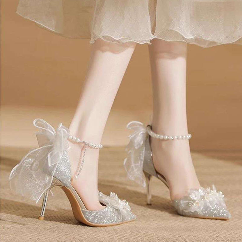 羊皮版~保镖小姐同款婚鞋仙女风
