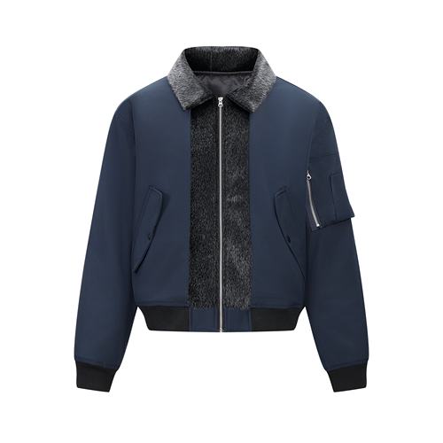 RsnenLB美式马毛翻领飞行夹克