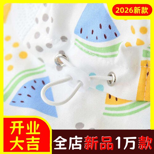 婴儿遮阳帽夏季薄款女宝宝帽子夏