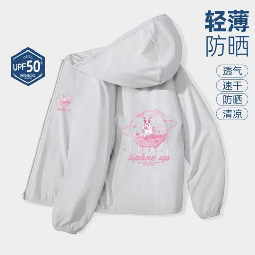 儿童轻薄透气速干动漫印花外套20