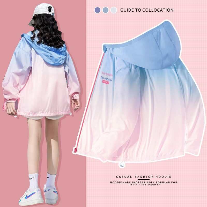儿童衣夏季薄款女童冰丝外套女孩大童2026新款女款夏装服