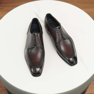 英伦手工德比鞋霍尔文沉船皮正装鞋固特异琴底鞋英伦风皮鞋男款