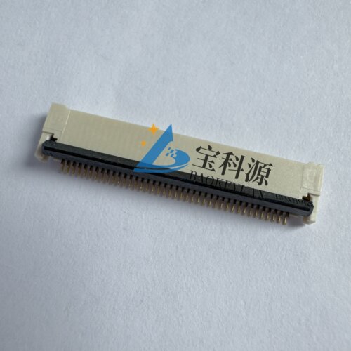 FPC/FFC软排线座子连接器 前插后压0.5间距 40pin 高度2.0mm 镀金