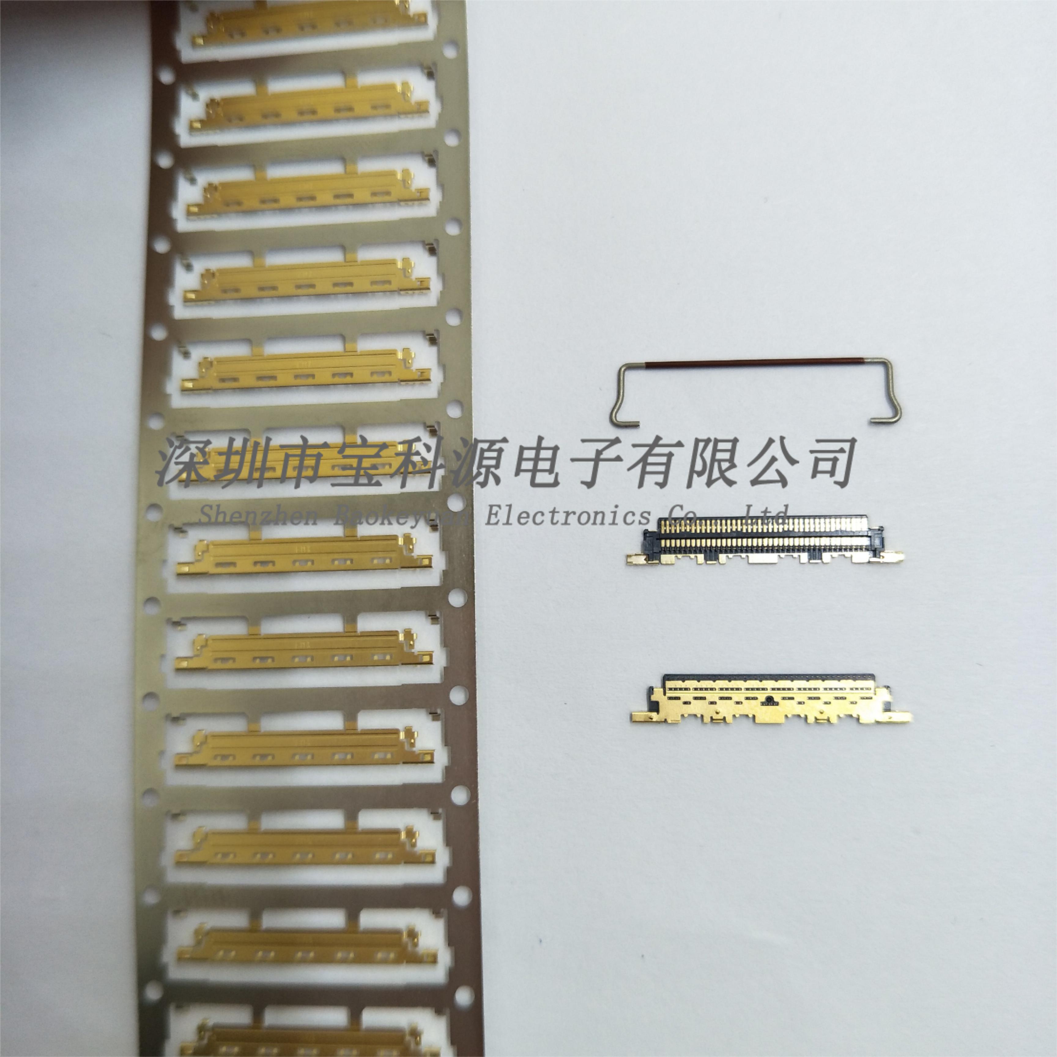 FFC/FPC软排线屏线连接器 I-PEX 20454-030T 0.5间距30pin 焊接座