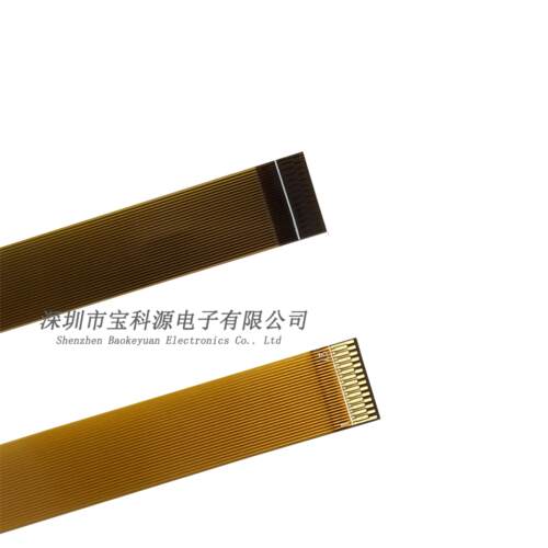 FPC软排线 0.3间距 33P 100mm  33P翻盖下接 FPC连接器+软排线