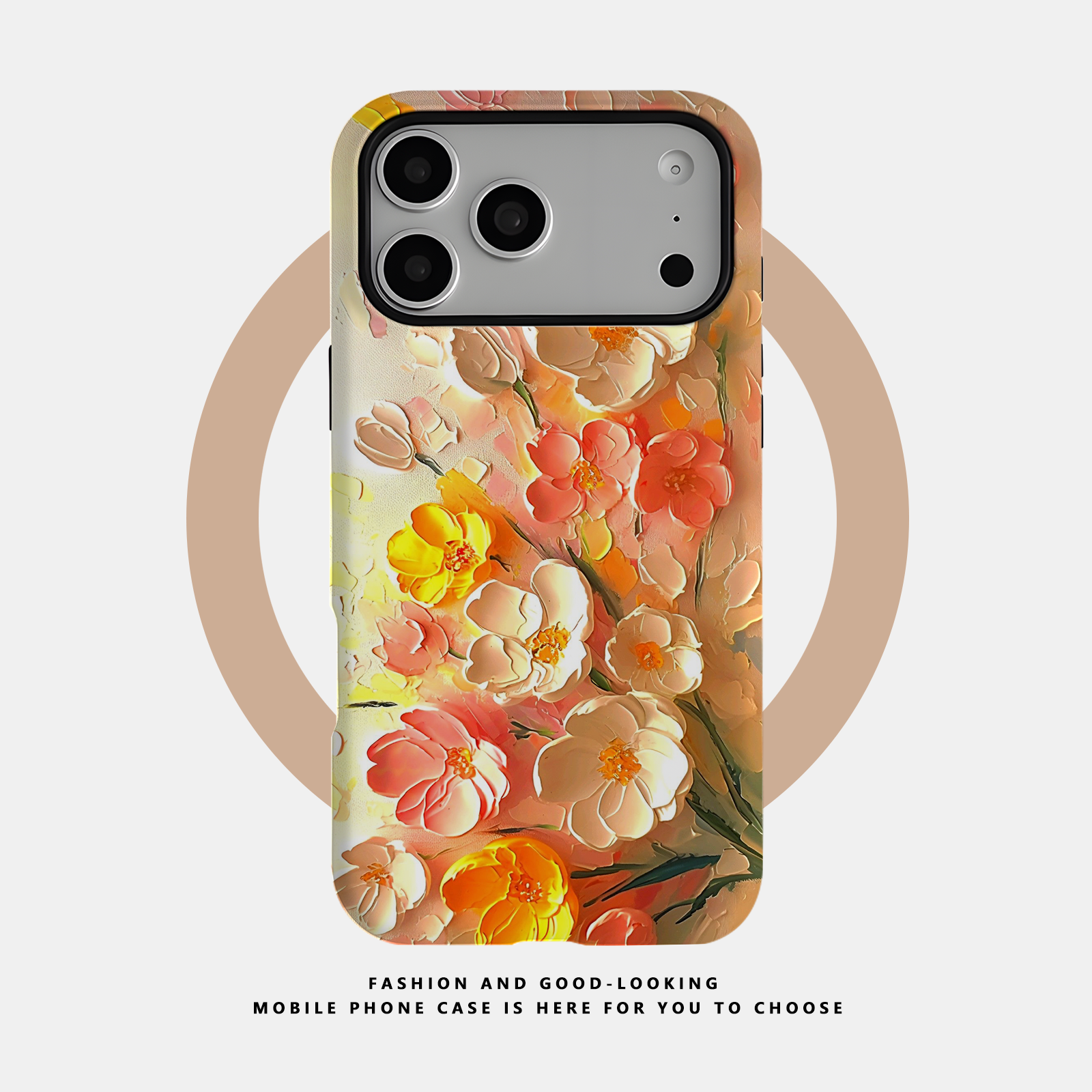 机绘主义适用于苹果iPhone17ProMax手机壳16 15 14Plus13 12 11ProMax二合一磁吸新款防摔保护套肌理油画繁花,3C数码配件,手机保护套/壳,淘宝优惠券,粉丝福利购,淘宝优惠卷