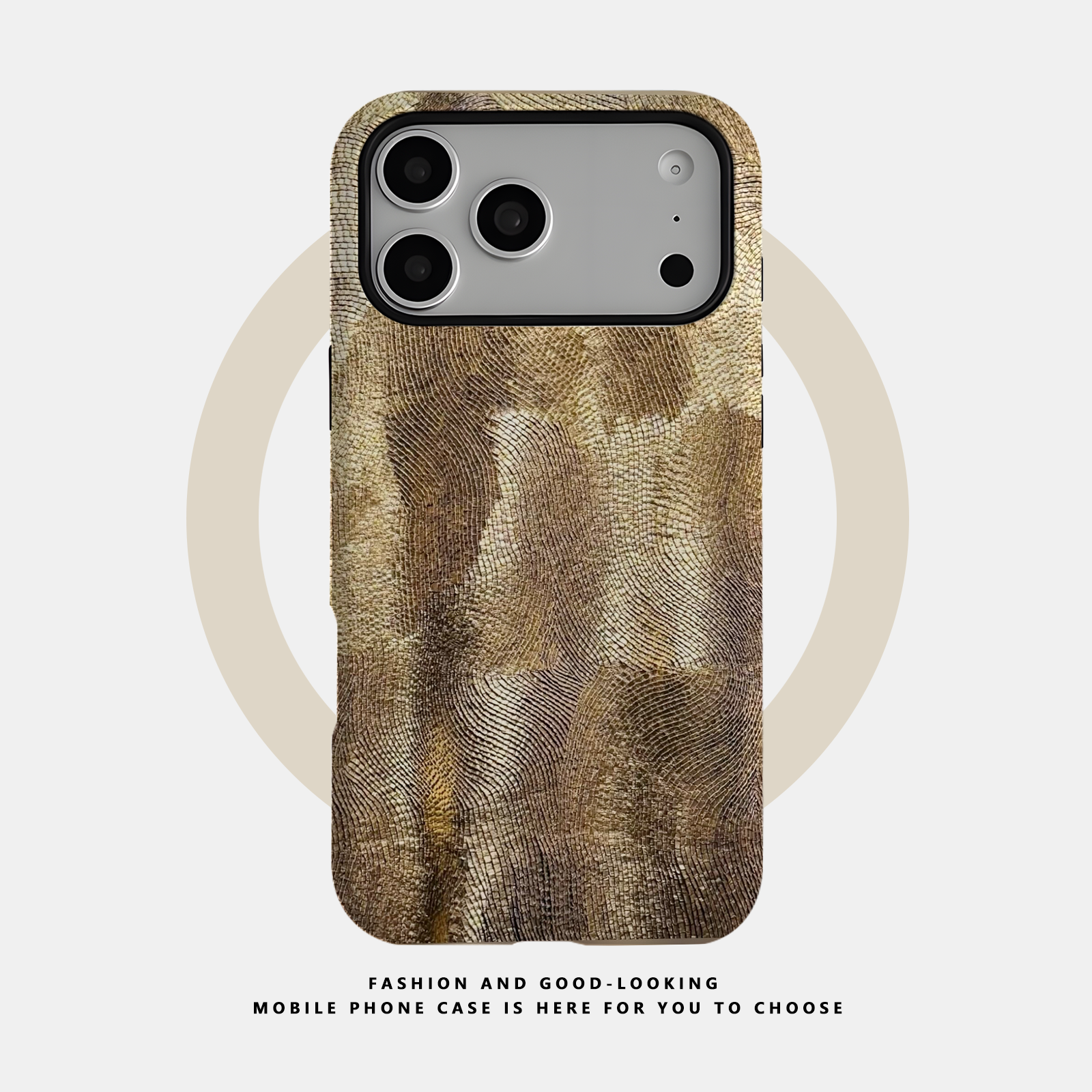 机绘主义适用于苹果iPhone17ProMax手机壳16 15 14Plus13 12 11ProMax二合一磁吸新款防摔保护套富贵金色纹理