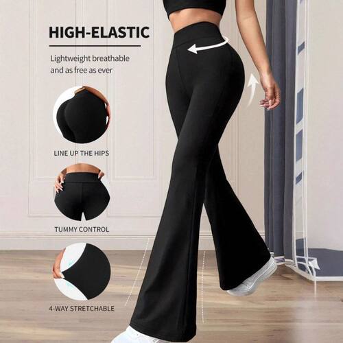 2026 New Colorful Plain Style Casual High-Waisted Yoga Pants