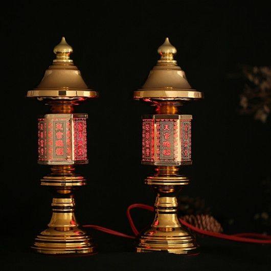 蜡烛家用LED烛台供佛电蜡烛财神电烛长明灯佛堂蜡烛灯神龛佛灯