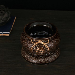 陶瓷香炉家用室内居家烧香供奉财神供佛插香上香碗佛具用品香灰炉