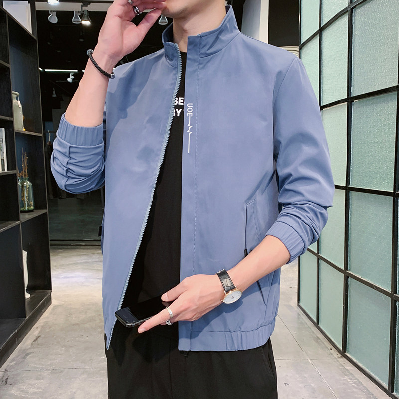 2021新款秋季韩版潮流男生棒球服工装夹克情侣休闲外套J222,男装夹克,星座1018