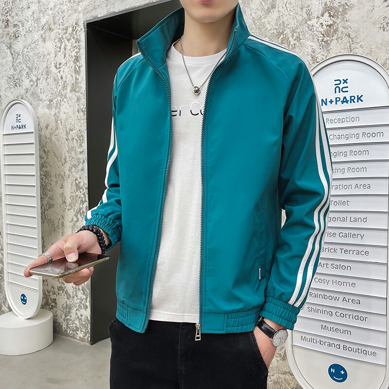 21春秋立领夹克外套男ins潮休闲户外服棒球运动服4002-J552,男装夹克,星座1018