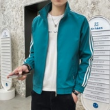 21春秋立领夹克外套男ins潮休闲户外服棒球运动服4002-J552，男装夹克，星座1018