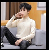 2021秋冬季新款半高领针织衫毛衣男士流行套头4002--M001--P20，男装针织衫/毛衣，星座1018