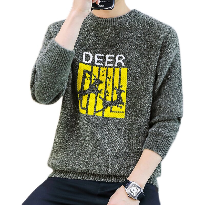 2021新款黄金貂半高领毛衣男士套头潮流休闲针织衫4002-M660,男装针织衫/毛衣,星座1018