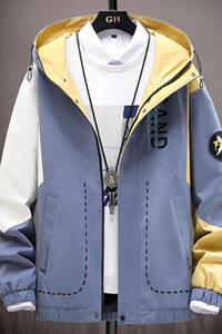 2021新品男潮流百搭春季连帽夹克青少年上衣4002-JK2100-P55图片