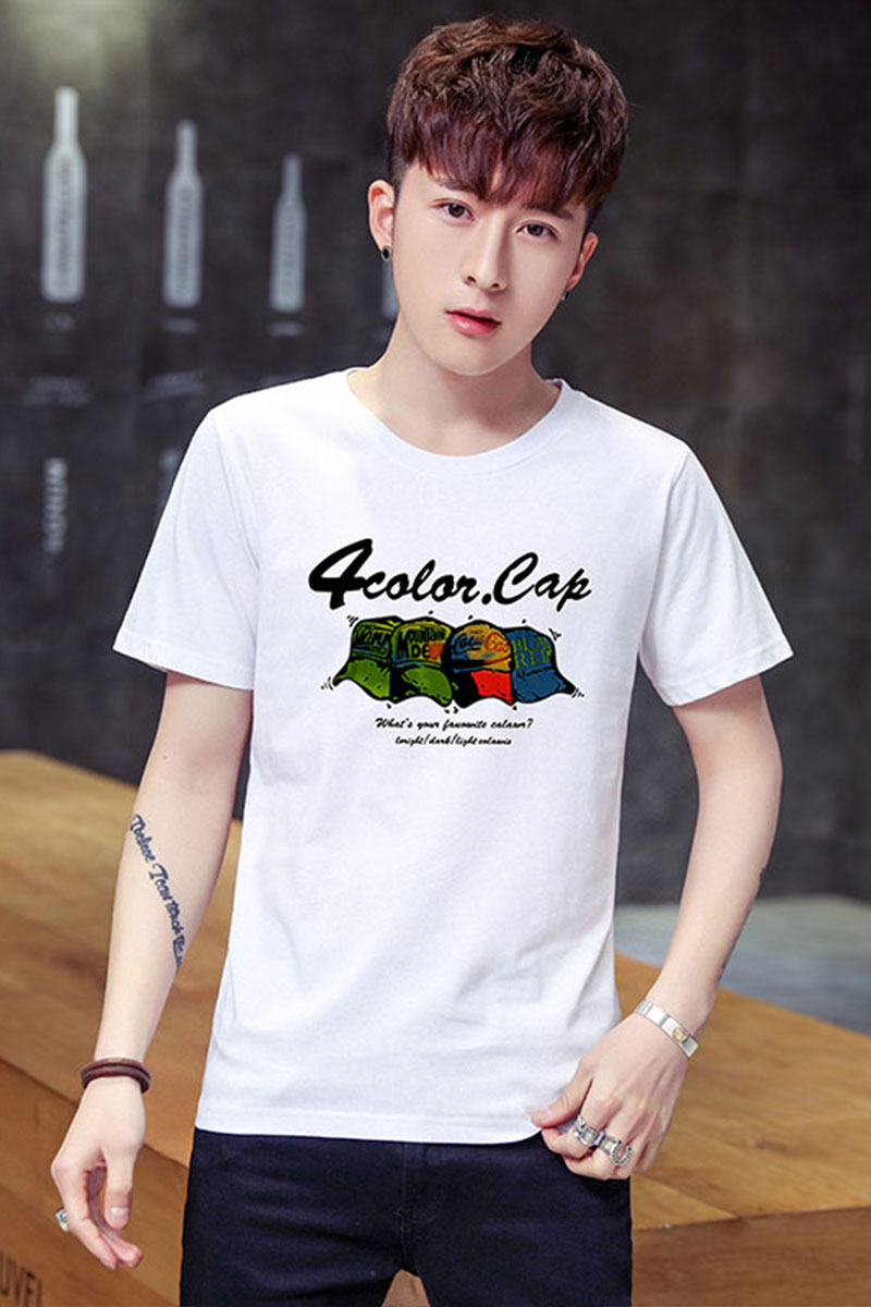 2021男士跑量夏季新款短袖T恤时尚印花男时尚4002-T5511,男装T恤,星座1018