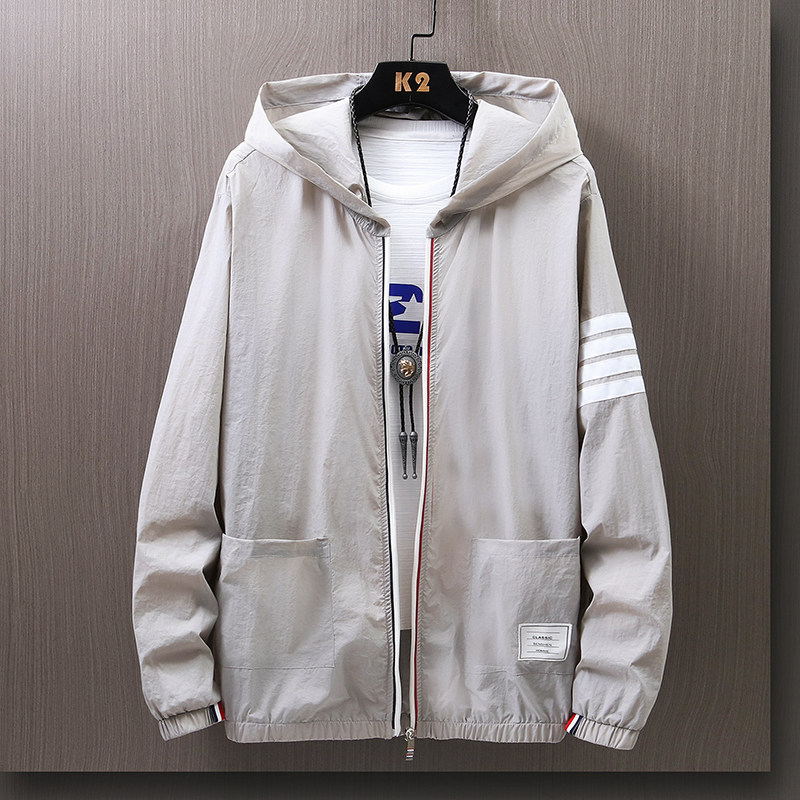 情侣四条杠防晒衣21新款夏季韩版皮肤衣防晒服外套4002-176-P30,男装夹克,星座1018
