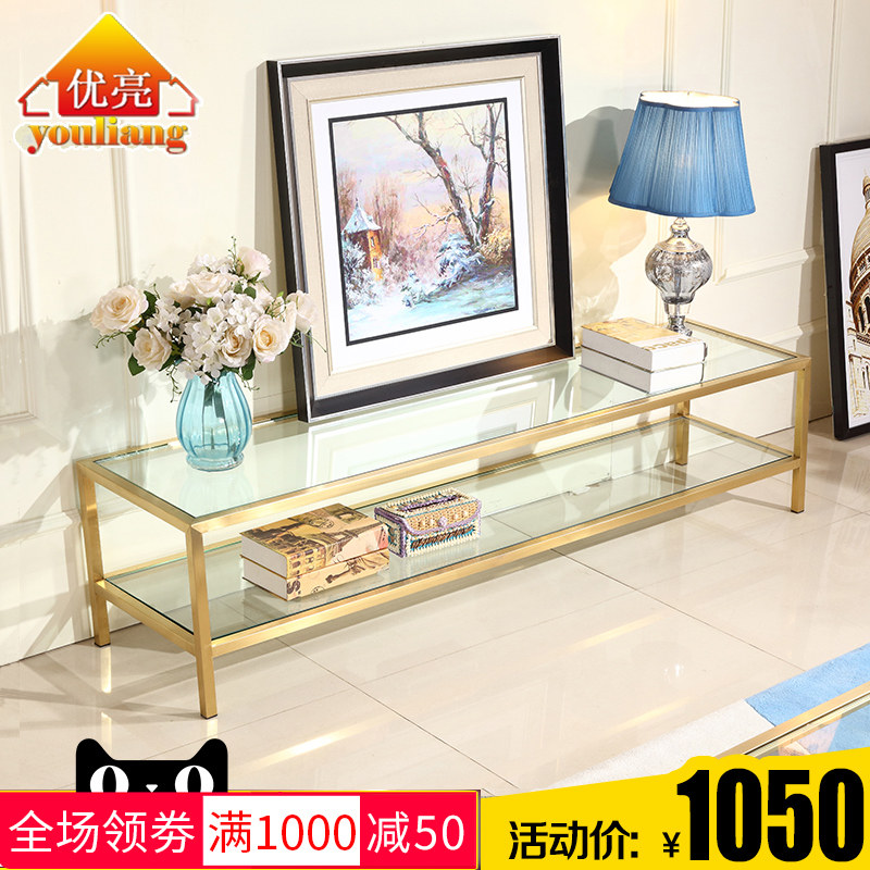 Stainless steel TV cabinet tea table combination suit Stainless steel Cabinet originality Modern minimalist Toughened glass TV cabinetin the Residential furniture , Cabinet , TV cabinet  category - from Buy2taobao.com to provide professional Taobao agent buy service