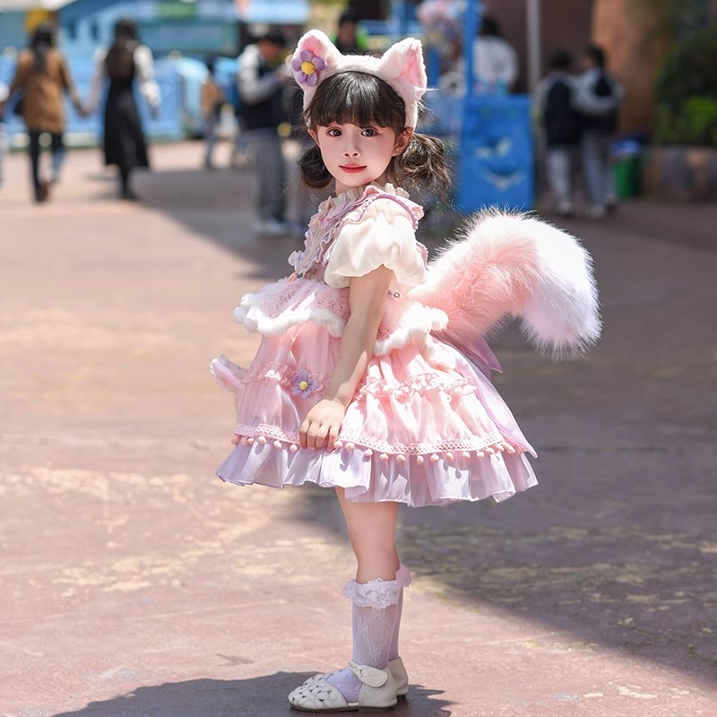 玲娜贝儿cos服小女孩生日礼服 迪士尼游园连衣裙女童洛丽塔公主裙
