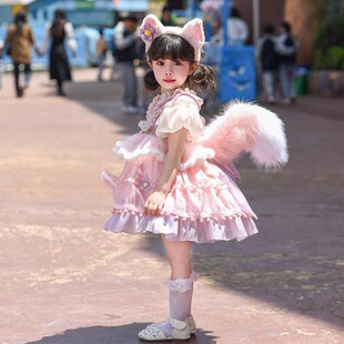 玲娜贝儿cos服小女孩生日礼服 迪士尼游园连衣裙女童洛丽塔公主裙