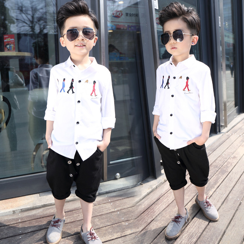 Chemise garcon à manche longue - Ref 2075348 Image 1