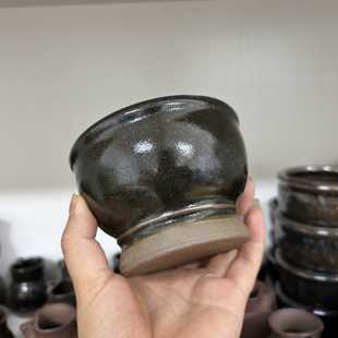 成县沙坝龙窑烧制土陶粗陶制品传统老式蒜窝捣蒜器摆件工艺品耐用