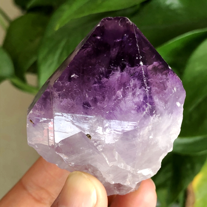 天然乌拉圭紫水晶权杖原石摆件