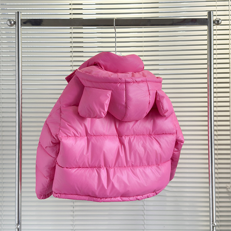 女童大耳朵羽绒棉棉服