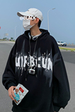 B266-WY-210-P5521秋原创新款休闲开叉宽松潮流印花套头卫衣，男装卫衣，星座B257-1