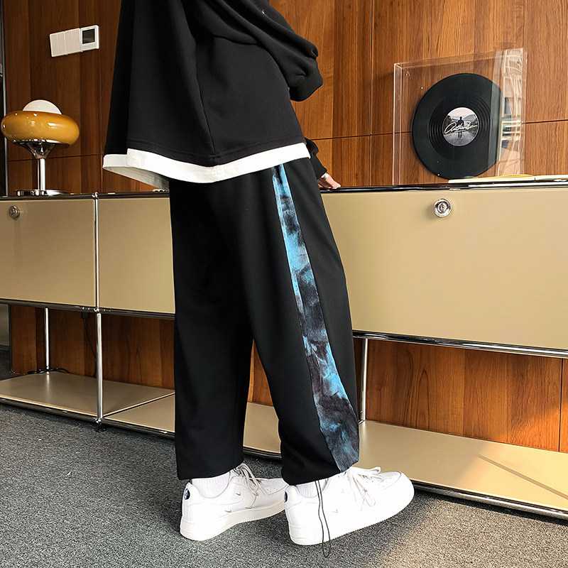 402-5-AK-013-P5021秋原创宽松潮流港风休闲运动九分裤,男装休闲裤,星座B257-1