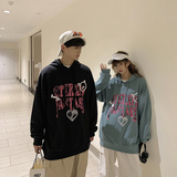 402-5-WY-203-P6021秋原创印花港风ins宽松情侣卫衣，男装卫衣，星座B257-1