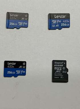 议价Lexar雷克沙256G+microSD卡，633x+U3可维修翻新