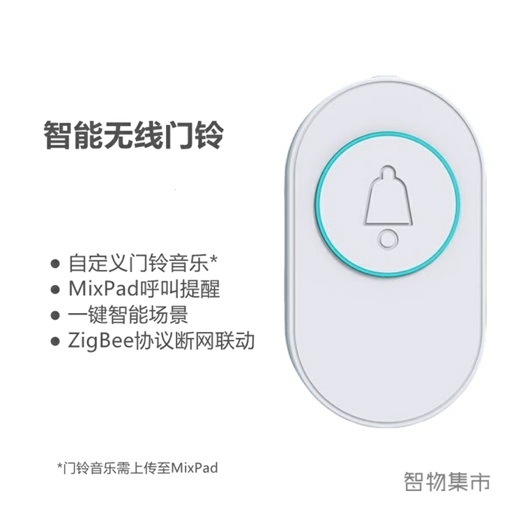 适用欧瑞博绿米智能门铃无线家用室外防水门铃遥控电子老人呼叫器