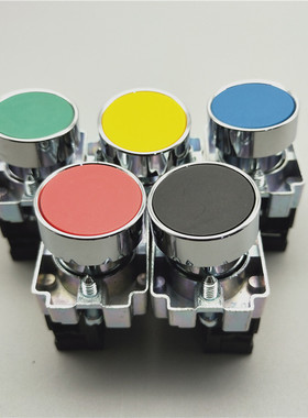 22MM孔径XB2-BA31 42C自复位点动按钮开关ZB2-BE101C一常开常闭