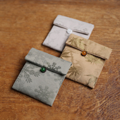 春泥文玩袋织锦棉布袋核桃佛珠收纳袋锦囊手串袋菩提布包首饰布袋